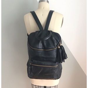 ⋒ Urban Outfitters Faux Leather Bookbag Backpack